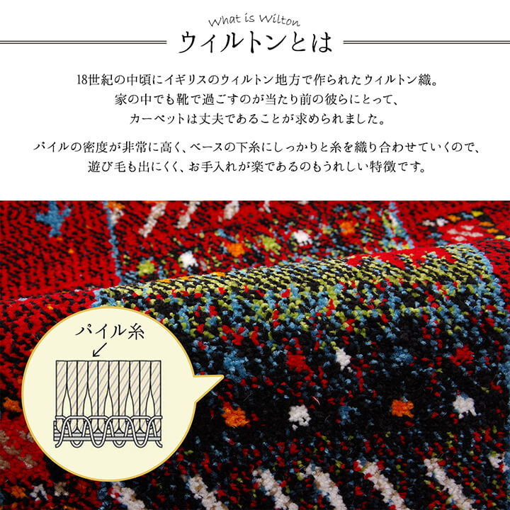 玄関マット 60x90cm ギャベ柄 ウィルトン織 消臭 抗菌 軽量 トルコ製