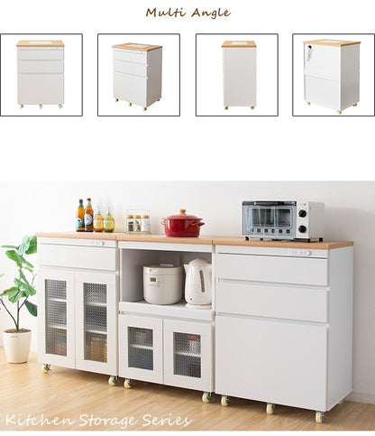 レンジ台 チェスト キッチン収納シリーズ Semplice 幅60cm タイル