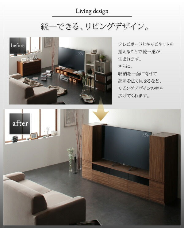 テレビボード ローボード 幅140cm 単品 キャビネットが選べるテレビボードシリーズ add9