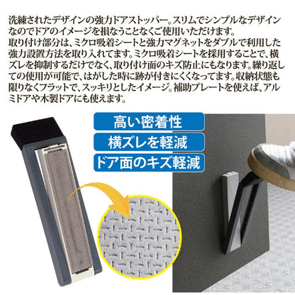 ドアストッパーｆ 玄関ドア 強力磁石 マグネット