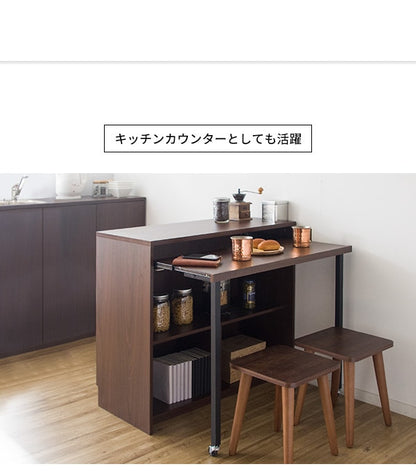 PCデスク 幅90cm コンセント付き シンプル 足元収納 スライダー付き