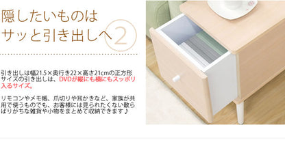 縦長サイドテーブル 幅28cm 奥行75cm すきま収納 作業テーブルとしても 大容量収納 ソファサイドテーブル ベッドサイドテーブル
