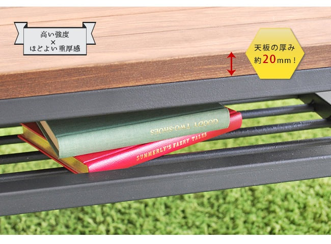 天然木 ローテーブル L 95x68cm パイン材 リビングテーブル
