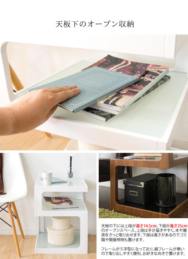 サイドテーブル 40x40cm ソファサイドテーブル ベッドサイドテーブル