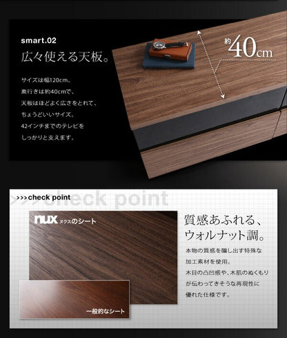 テレビボード ローボード nux テレビ台 シンプルモダンリビングシリーズ