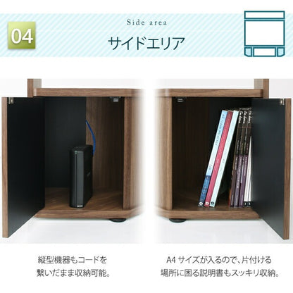テレビボード+キャビネット 2点セット ハイタイプ コーナー Corner+ 幅150 高さ161