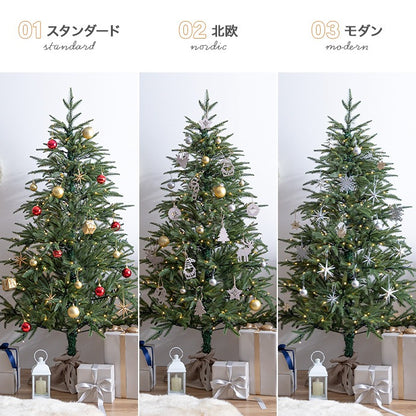 クリスマスツリー 高さ120cm ツリースカート LEDライトセッティング済