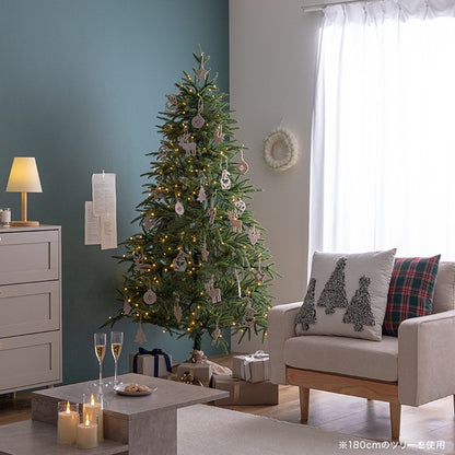 クリスマスツリー 高さ120cm ツリースカート LEDライトセッティング済