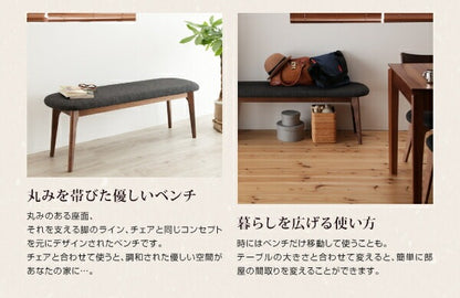 伸縮ダイニングテーブル 来客時にも対応 幅120-180cm 天然木 ウォールナット材 テーブル単品