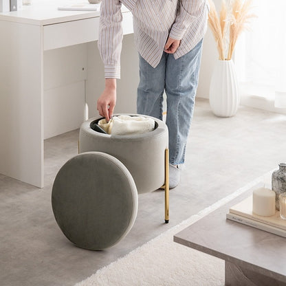 収納付きスツール 椅子 高さ43cm リバーシブル天板 ドレッサースツール サイドテーブル
