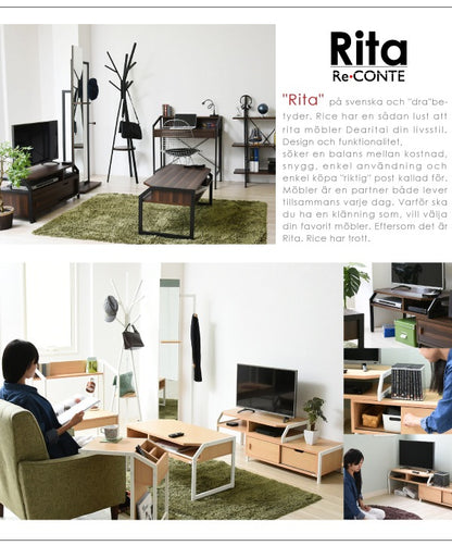 伸縮テレビボード 幅87-159cm ローボード 北欧テイスト 収納