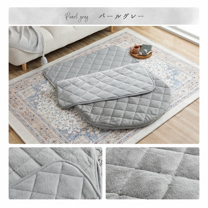 ポケットこたつ 90x120cm 着る毛布 キルティング あったか ふわふわ極上タッチ 無地 シンプル