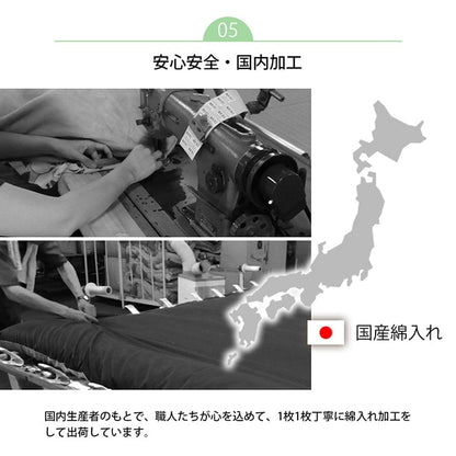 ボリューム 40mm厚 こたつ敷布団 190ｘ190cm 高クッション性 フランネル 無地