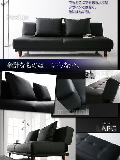 ソファベッド LARG ラルグ 3.5P 幅90cm ベッド時シングルサイズ 沖縄離島不可