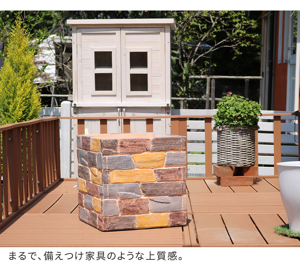レンガ調 プランター 幅40x40cm 鉢 ガーデニング 花壇