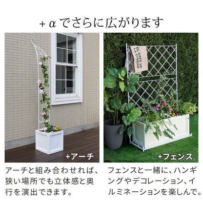 プランター 打ちっぱなしコンクリート質感 60x30cm スタイリッシュ モダン