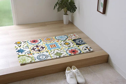 玄関マット 高密度 トルコ製 60x90cm 抗菌防臭 ウィルトン織