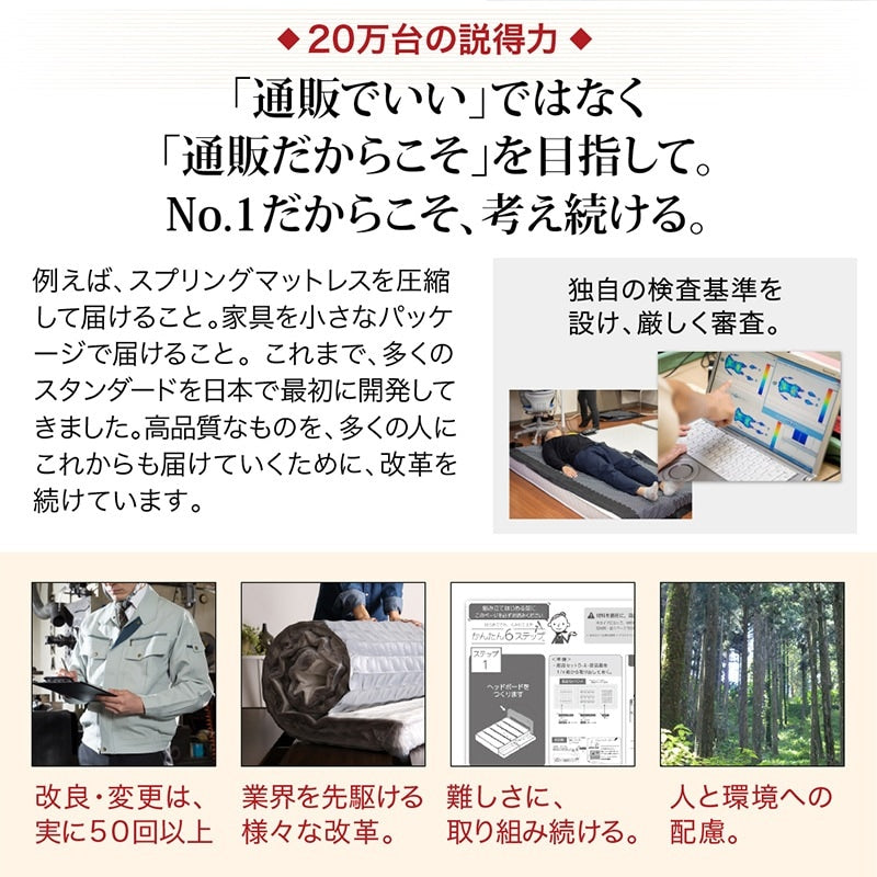 シングルベッド + マットレスセット 本体全10色 ヘッドボード 引き出し コンセント 木目 ゾーンコイルマットレス かため