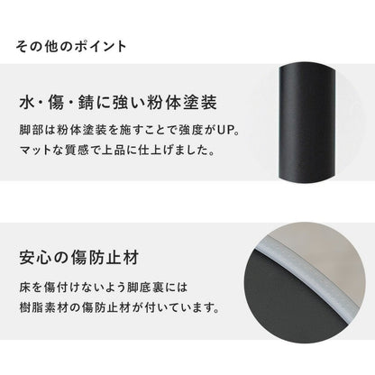 カフェテーブル 直径60cm 高さ70cm 丸型 コンパクト 耐水