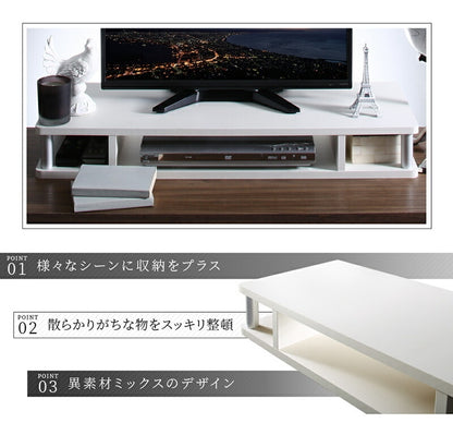 テレビ台 ちょい足しラック 幅60cm インテリア 収納をプラス 高さ調整