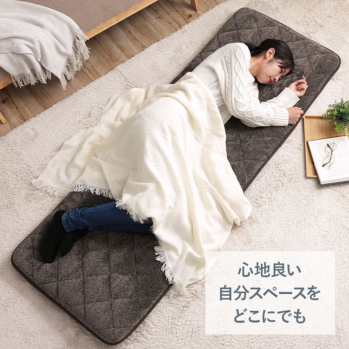 ごろ寝クッション 65x180cm 三層構造 ロングクッション 長座布団 シンプル 無地