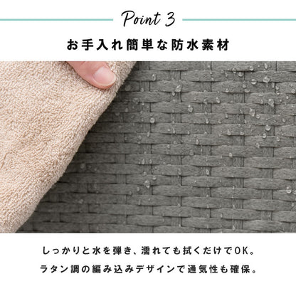 すきまランドリーラック 幅20.5cm 隙間収納 スリム 小物入れ 引出し4杯