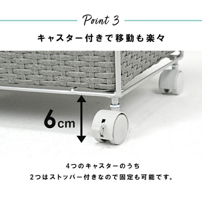 ランドリーラック 幅30.5cm 隙間収納 スタンダード 小物入れ 引出し4杯