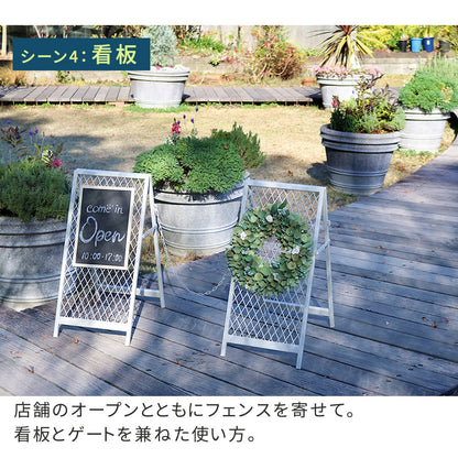 スタンド式 チェーンゲート 看板立て 進入禁止 ゲート 境界線 かんたん組立 折りたたみ