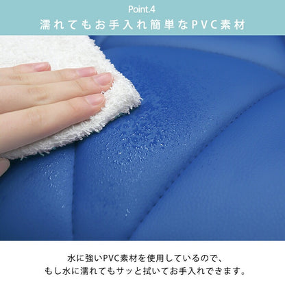 オフィスチェア 椅子 360度回転 レバー昇降45-57cm シンプルモダン 幾何学 デスクチェア