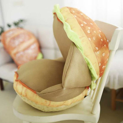 2way ハンバーガー座椅子／クッション ぬいぐるみ 抱き枕