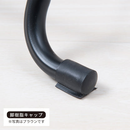 椅子 クッションチェア 座面高49cm ファブリック 背もたれ座面クッション 折りたたみ パイプ椅子