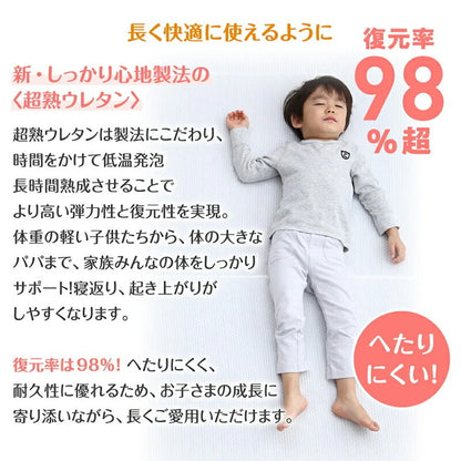 ファミリーマットレス 極厚 敷布団 ワイドキング200サイズ（シングル+シングル） 厚さ12cmタイプ 分割可能 大型マット