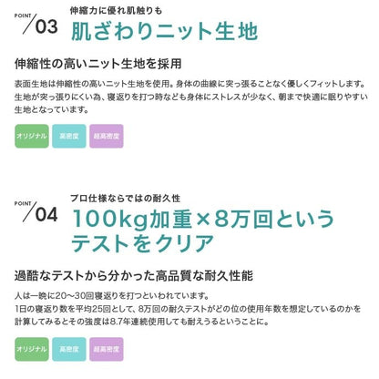 シングルベッド + マットレスセット すのこ ブックシェルフ両サイド USB コンセント付き 収納スペース