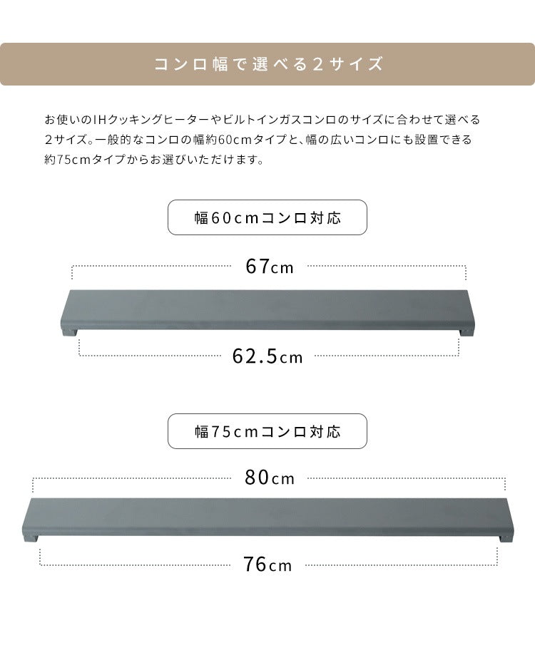 コンロ排気口カバー 油飛びや調味料汚れをガード ミニ作業台