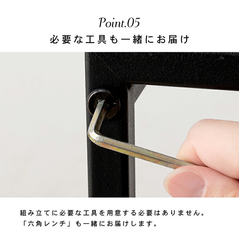 棚 オープンシェルフ 幅90cm 大理石調 スチール 耐水
