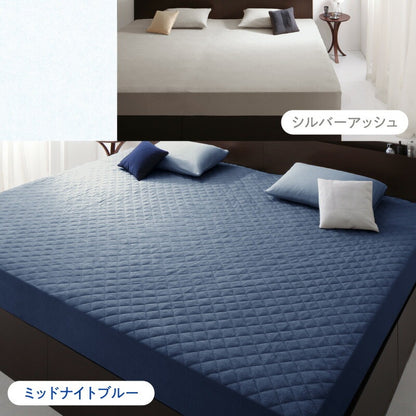 ダブルサイズ 2枚組 タオル生地 ベッド用ボックスシーツ （140x200cm 2枚) コットン100
