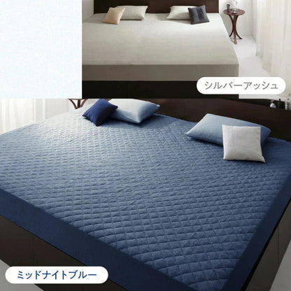 ワイドキング240サイズ タオル生地 ベッド用ボックスシーツ 240x200cm 厚みマチ25cm コットン100