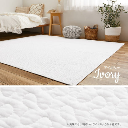 イブル キルトラグ 大型サイズ 190x240cm ベビー用マット／ラグマット／ベッドカバー／ソファカバー 使い方いろいろ 韓国インテリア 滑り止め イブル 洗濯可能