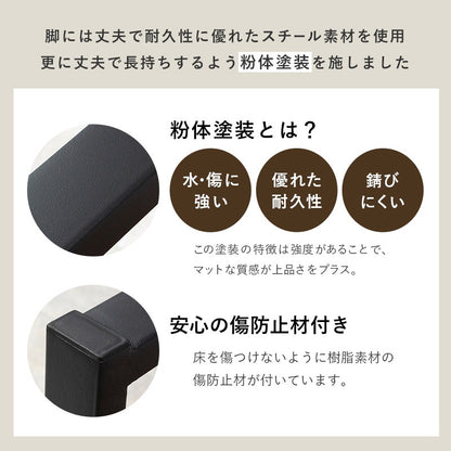 折れ脚テーブル 90x50cm 折りたたみ ローテーブル 机 センターテーブル