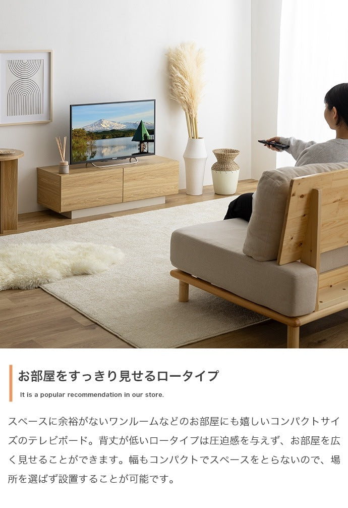 テレビ台 ローボード 幅100cm ノイズレス 3タイプ収納 スタイリッシュ シンプルモダン
