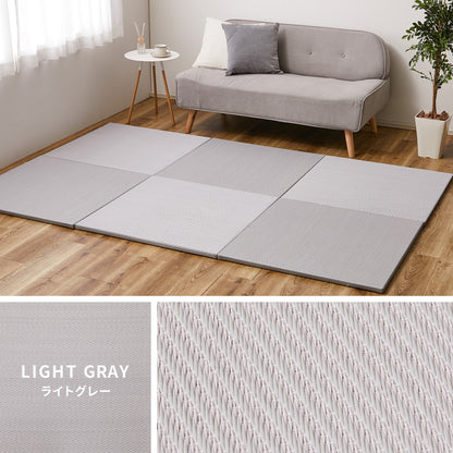 置き畳 6枚（1枚あたり65x65cm） い草風 プレイマット 和風コーナー 軽量でラクラク移動