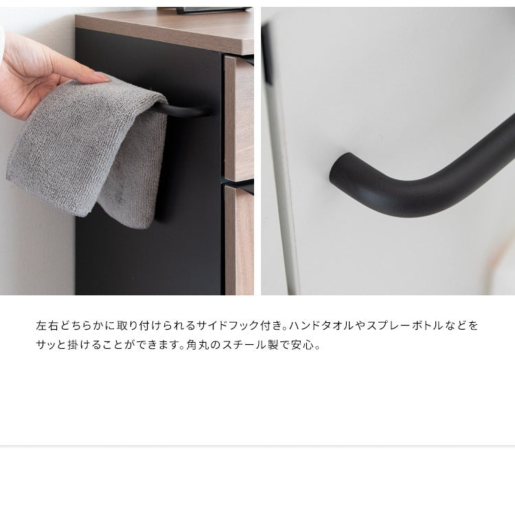 ドッグラック 幅33cm 犬用品 収納 スリムラック 左右取り付け可能