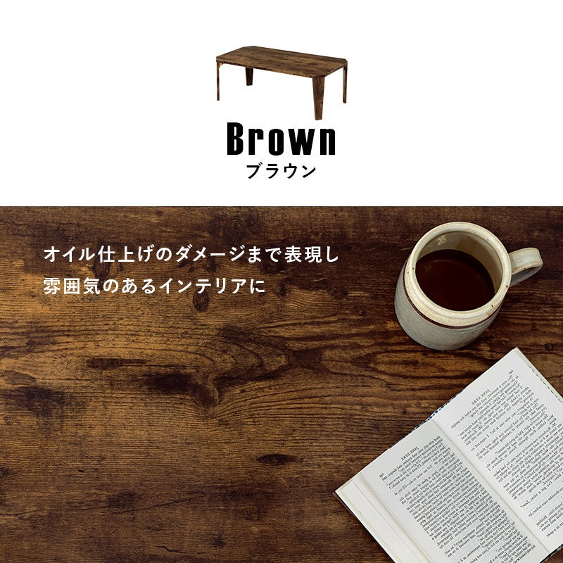 折れ脚テーブル 90x50cm かんたん折りたたみテーブル 八角形 ローテーブル