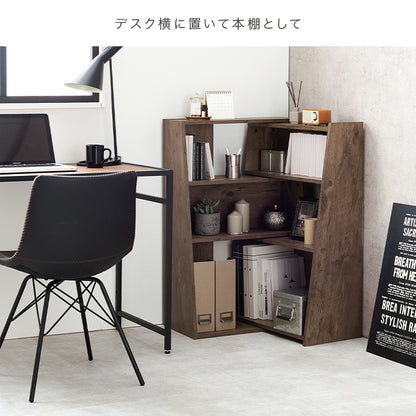 伸縮ラック 幅60-100cm オープンラック 棚 コーナー変形 シンプル