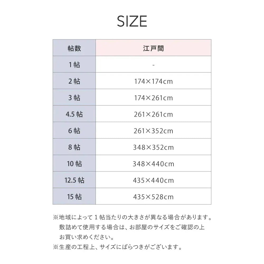 洗える パステルカラー い草風カーペット 261x352cm（江戸間6帖） ヘリンボーン柄