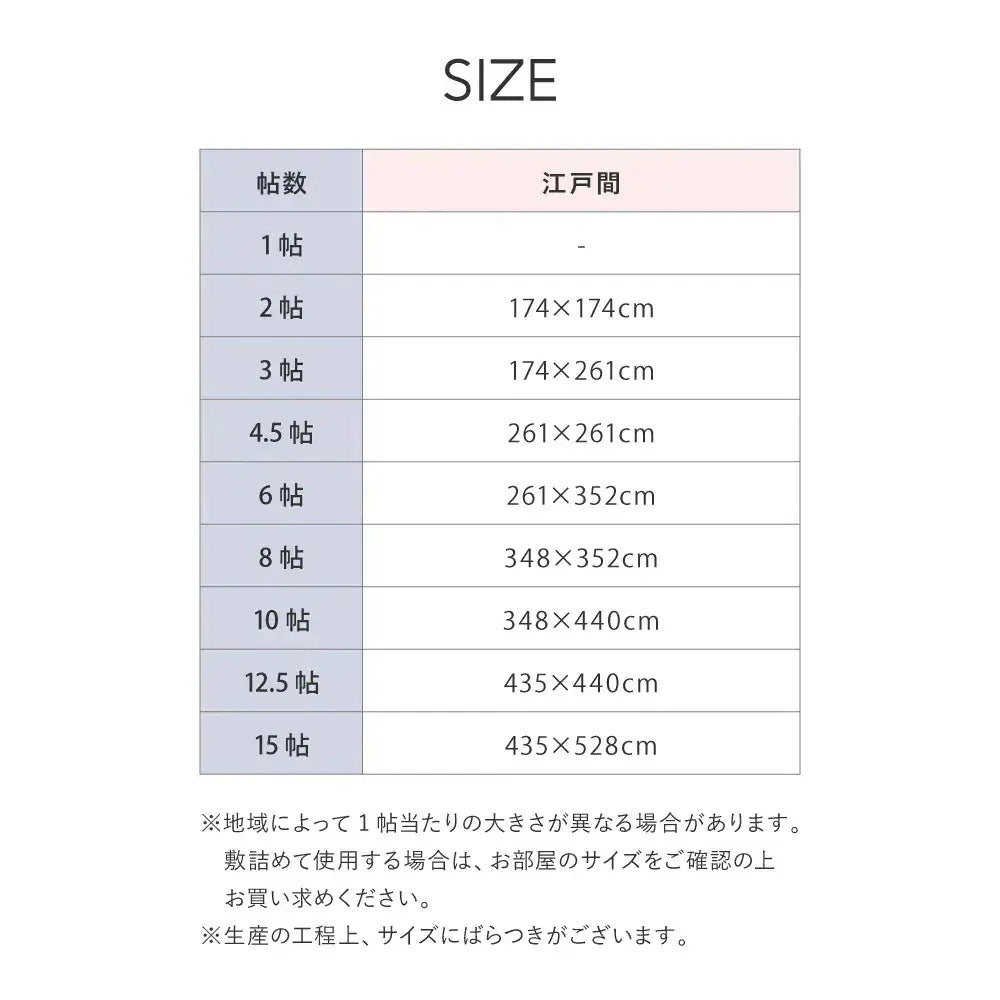 洗える パステルカラー い草風カーペット 348x352cm（江戸間8帖） ヘリンボーン柄