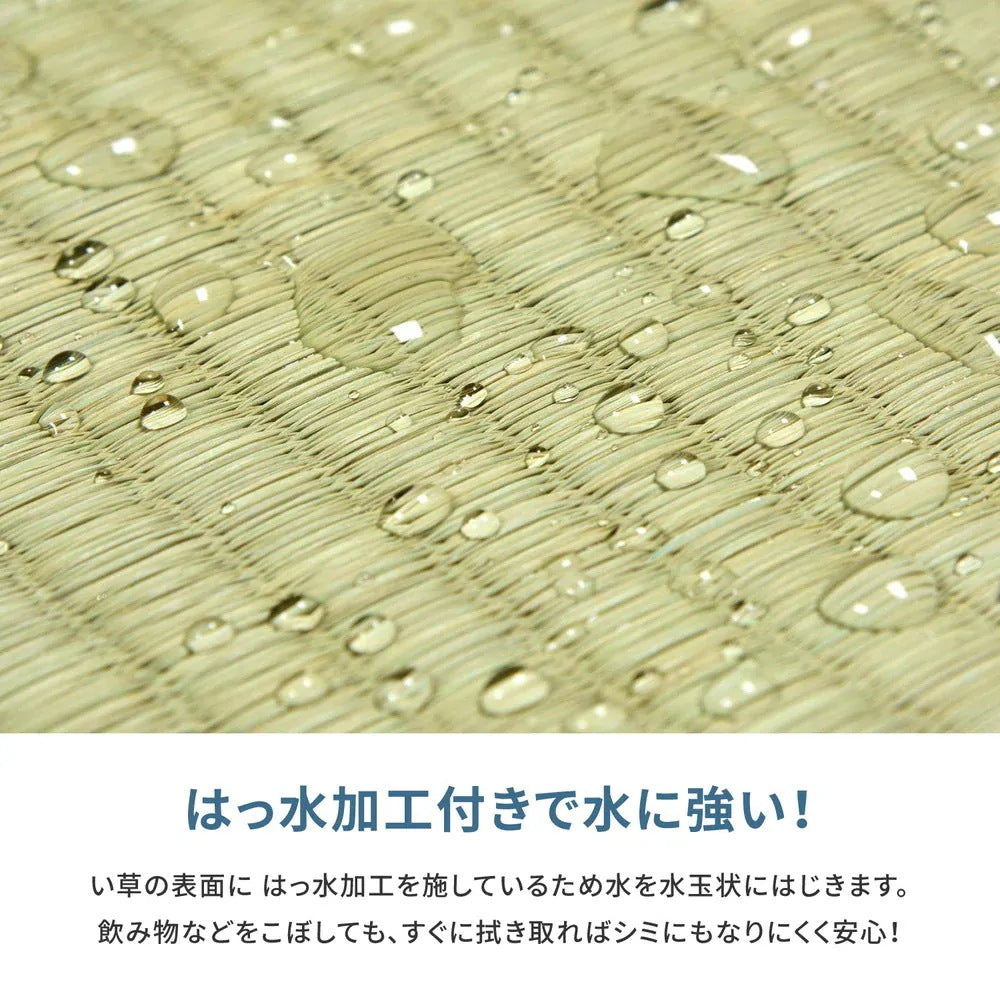 い草カーペット 和室 フリーカット 江戸間4.5帖（261x261cm） 補修テープ付き 部屋に合わせたカット可能
