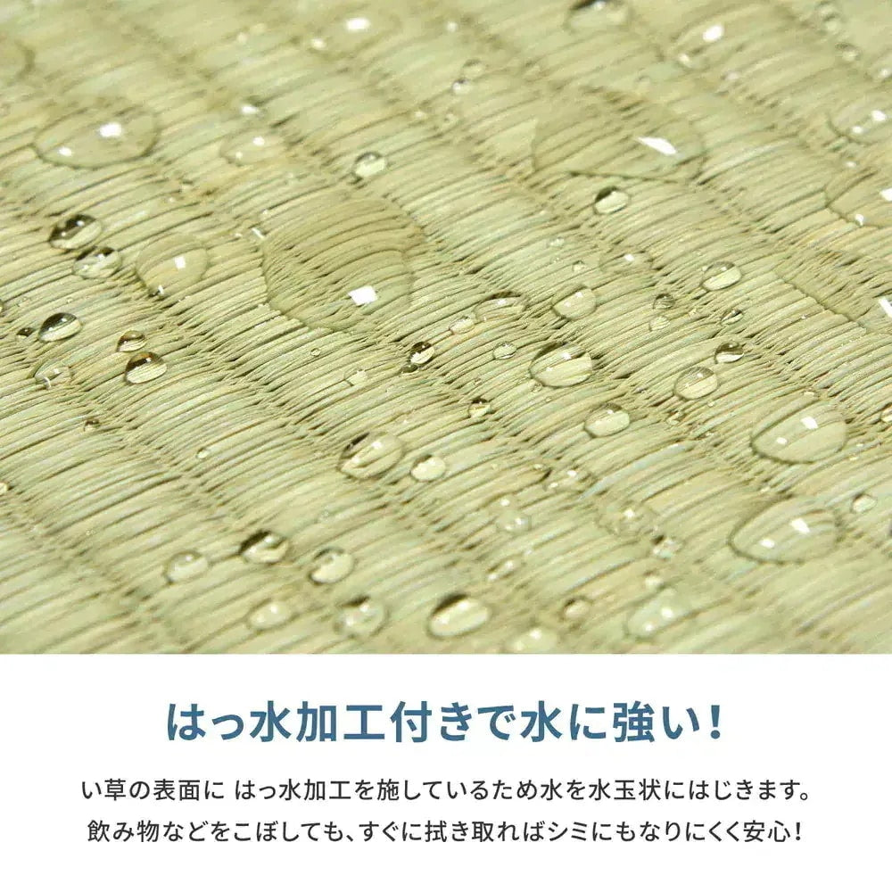 い草カーペット 和室 フリーカット 江戸間10帖（352x440cm） 補修テープ付き 部屋に合わせたカット可能