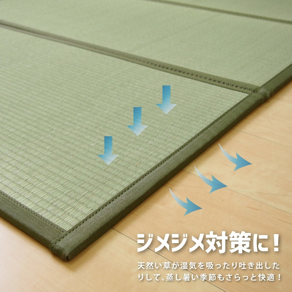 折りたためる 畳マットレス S シングル 100x200cm 置き畳 い草