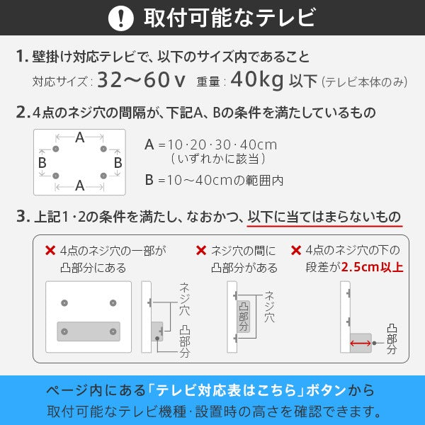 インテリアTVスタンド V2 ハイタイプ WALL　2020モデル+棚板ラージサイズセット